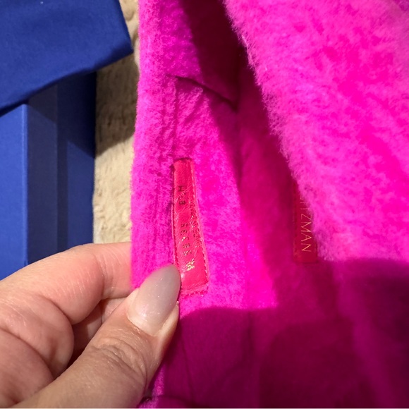 Stuart Weitzman Pink loafer. Size 38.5. - Picture 5 of 8